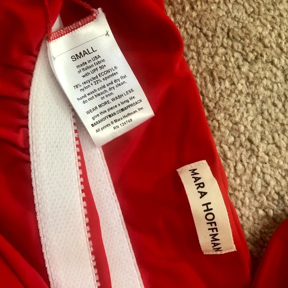 Mara Hoffman Persephone Red One Piece NWOT - Picture 5 of 5